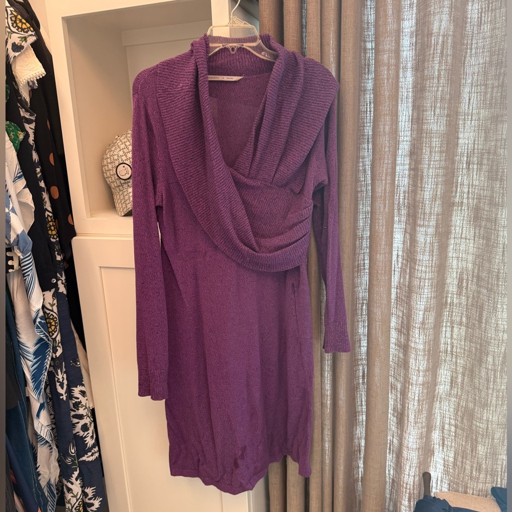 Athleta Plum Knit Sweater